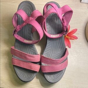 Pink Crocs Sandal